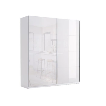 Шкаф-купе двухдверный 1.5 м Вива MiroMark VV-18-WB Белый глянец (Ламинированная ДСП)
