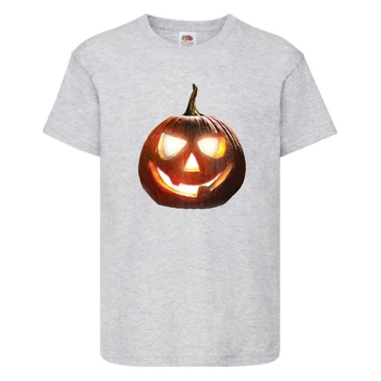 Футболка дитяча Хеллоуїн (Halloween), сіра (halloween-012-gray) 140 см