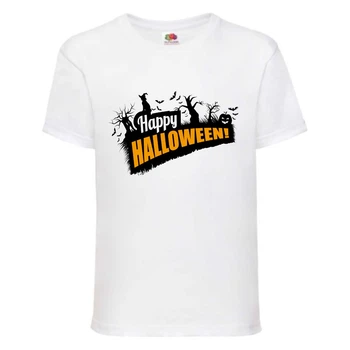 Футболка дитяча Хеллоуїн (Halloween) біла (halloween-04-white) 164 см