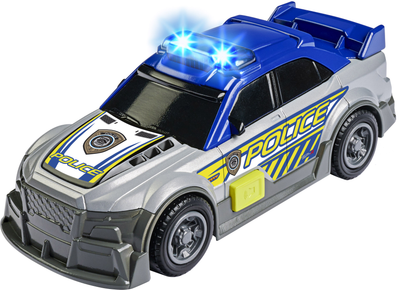 Автомобиль Dickie Toys Полиция с открывающимся багажником, звуковым и световым эффектом 15 см (3302030) (4006333075537)