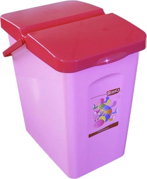 Контейнер BranQ для хранения порошка/корма для животных 10 л Розовый (1311brq-розовый)