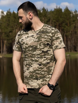 Тактическая камуфляжная футболка Пиксель (Размер 60)