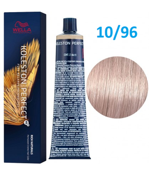 Краска для волос Wella Professionals Koleston Perfect ME+Rich Naturals 10/96(hell-lichtblond cendre-viole)60мл