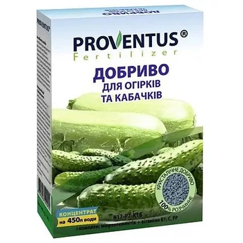 Добриво для огірків та кабачків Proventus / Провентус 300 г