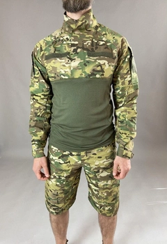 Військова тактична сорочка Убакс Tactic довгий рукав РІП-СТОП, бойова сорочка, мультикам 50