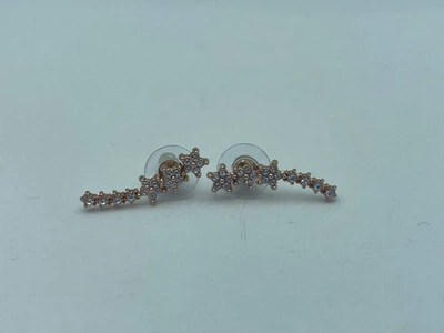 Серьги Crystals from swarovski, позолота, кристаллы swarovski