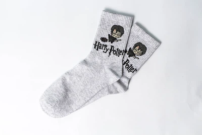 Носки Rock'n'socks Гарри Поттер серые, One size (37-43)