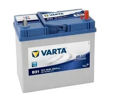 Аккумулятор 45Ah-12v VARTA Blue Dynamic BD(B31) (238х129х227),R,EN330 Азия тонкие клеммы