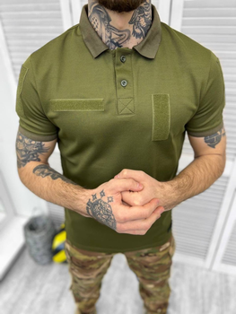 Тактическое поло Combat Performance Shirt Olive Elite L
