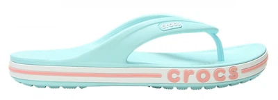 Унісекс крокси Crocs Bayaband Flip Ice Blue/Melon M5-W7 37-38р. (22,9 см) Голубий