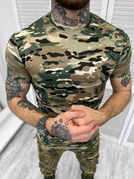 Тактическая футболка Combat Performance Shirt Multicam L