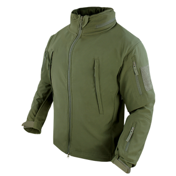 Тактичний софтшел із флісом утеплений Condor SUMMIT Soft Shell Jacket 602 XX-Large, Олива (Olive)