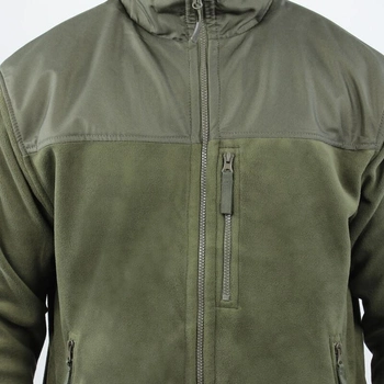 Тактическая куртка флисовая Condor ALPHA Mirco Fleece Jacket 601 Small, Олива (Olive)