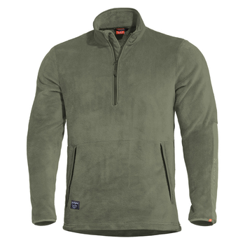 Щільний флісовий пуловер Pentagon GRIZZLY 1/2 SWEATER K09022 X-Large, Camo Green (Сіро-Зелений)