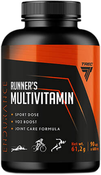 Multiwitaminy dla biegaczy Trec Nutrition Runner's Multivitamin 90 kapsułek (5902114019761)