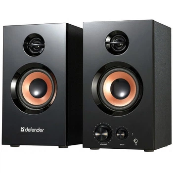 Колонки Defender Aurora S20 20 Вт 2.0 дерев’яний корпус MDF чорна