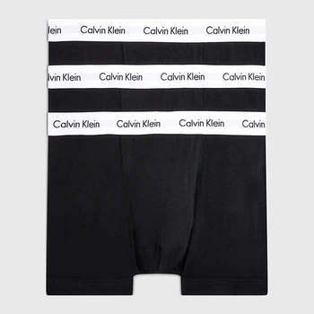 Zestaw majtek męskich typu bokserki Calvin Klein Underwear 3P Trunk 0000U2662G-001 L 3 szt Czarny (5051145283358)