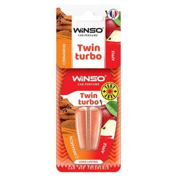 Ароматизатор с двойной капсулой Winso Twin Turbo - Apple & Cinnamon (538730)