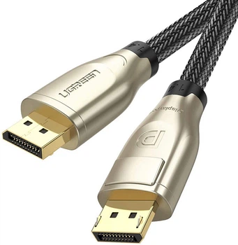 Kabel Ugreen DP112 DisplayPort m - m V1.4 8K Zinc Alloy Shell 3 m Black (6957303868445)