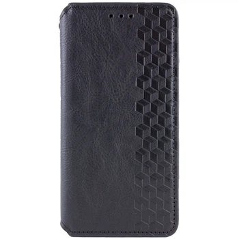 Шкіряний чохол-книжка GETMAN Cubic (PU) для Xiaomi Redmi Note 8 Pro Чорний