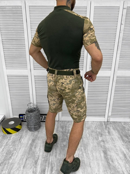 Тактичний військовий комплект Maver ( Убакс + Шорти ), Камуфляж: Пиксель, Розмір: S