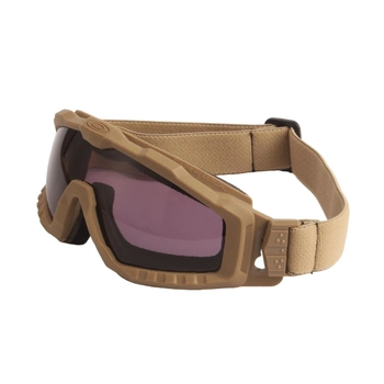 Защитные очки и маска 2 в 1 тактические Si Ballistic M Frame койот