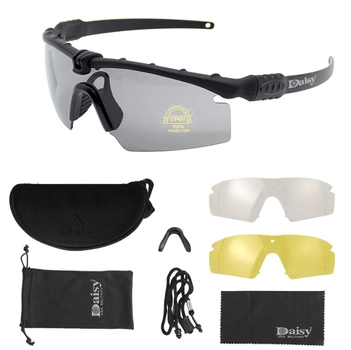 Тактические защитные очки Daisy X11,очки,черные,с поляризацией