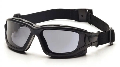 Захисні тактичні окуляри Pyramex балістичні стрілецькі окуляри маска з ущільнювачем i-Force Slim Anti-Fog чорні