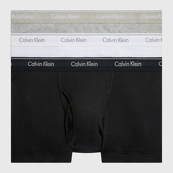 Набір трусів шорти Calvin Klein Underwear Trunk 3Pk 000NB1893A-MP1 XL 3 шт Чорний/Білий/Сірий (8719115129378)