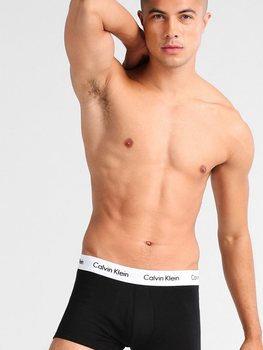 Zestaw szortów Calvin Klein Underwear Trunk 3Pk 000NB1893A-001 S 3 szt. Czarny (8719115125028)