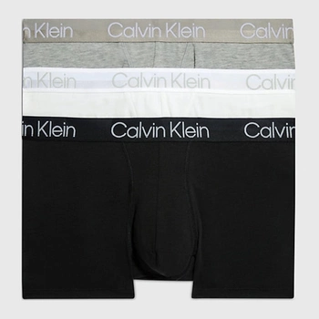 Calvin Klein Underwear Trunk 3 szt. 000NB2970A-UW5 XL 3 szt. Czarny/Biały/Szary (8719854639701)
