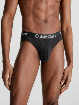Набір трусів сліпи Calvin Klein Underwear Hip Brief 3Pk 000NB2969A-7V1 XL 3 шт Чорний (8719854639350)