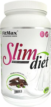 Гейнер Fitmax Slim Diet 975 г Jar Подвійний шоколад (5907776170102)