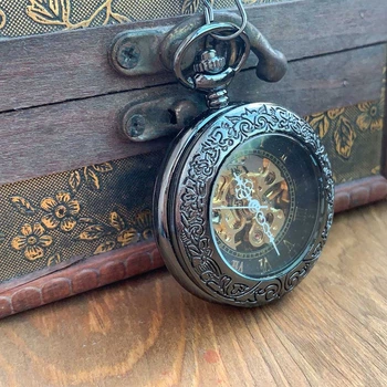 Механические карманные часы №1400