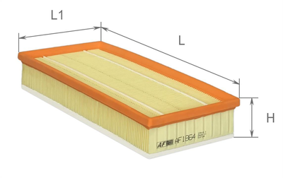 Фильтр воздушный FIAT SCUDO, PEUGEOT EXPERT, CITROEN JUMPY 96-06 Alpha filter (AF1864)