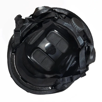 Каска шлем тактический защита FAST NIJ IIIA баллистический кевларовый Чёрный