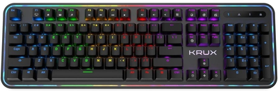 Клавіатура дротова Krux Comet RGB Outemu Brown USB Black (KRX0024)