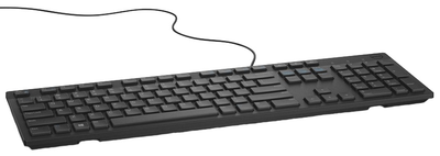 Мультимедійна клавіатура дротова Dell 580-ADHK USB Black (KB216-BK-ENG-INT)