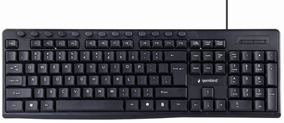 Клавіатура дротова Gembird KB-UM-107 USB Black