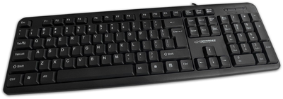 Клавіатура дротова Esperanza Norfolk USB Black (EK139)