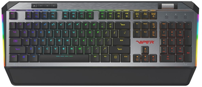 Клавіатура дротова Patriot Memory Viper V765 USB Black/Silver (PV765MBWUXMGM)