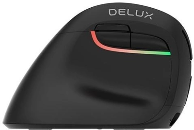 Mysz Delux M618ZD Bezprzewodowa/Bluetooth Czarna (M618ZD)