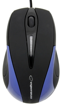 Mysz Esperanza Sirius USB czarno-niebieska (EM102B)