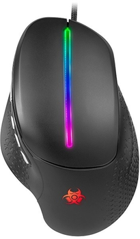 Mysz Tracer GameZone Snail USB RGB Czarna (TRAMYS46766)