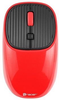 Bezprzewodowa mysz Tracer Wave czarno-czerwona (TRAMYS46942)