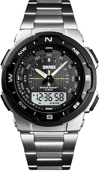 Чоловічий годинник Skmei 1370SI Silver