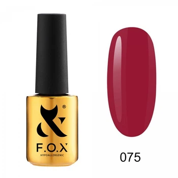 Гель-лак F.O.X Spectrum Gel Vinyl 075 малиново-красный 7 мл