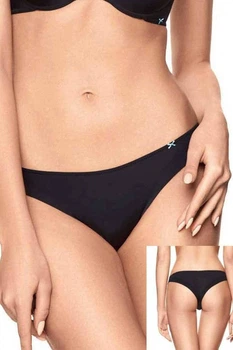 Женские трусики бразилиана Infiore 6103 Nero 46(L) Черный