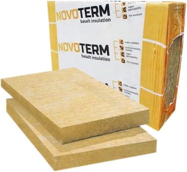 Утеплювач Novoterm NT Фасад 135 1.2 м² 100 мм 1х0.6 м х 2 шт (151043)