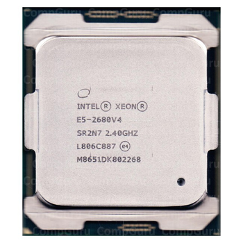 Процессор Intel Xeon E5-2680 V4 | 2.4-3.3 GHz | X99 LGA2011-3 | 14яд. 28пот. | SR2N7 E5-2680v4 s2011-3 (б/у)
